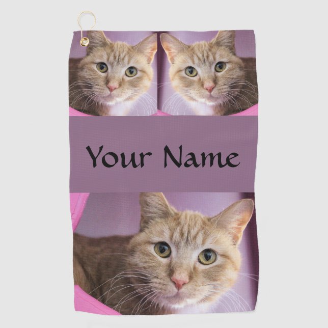 Cat Golf Towel (Front)