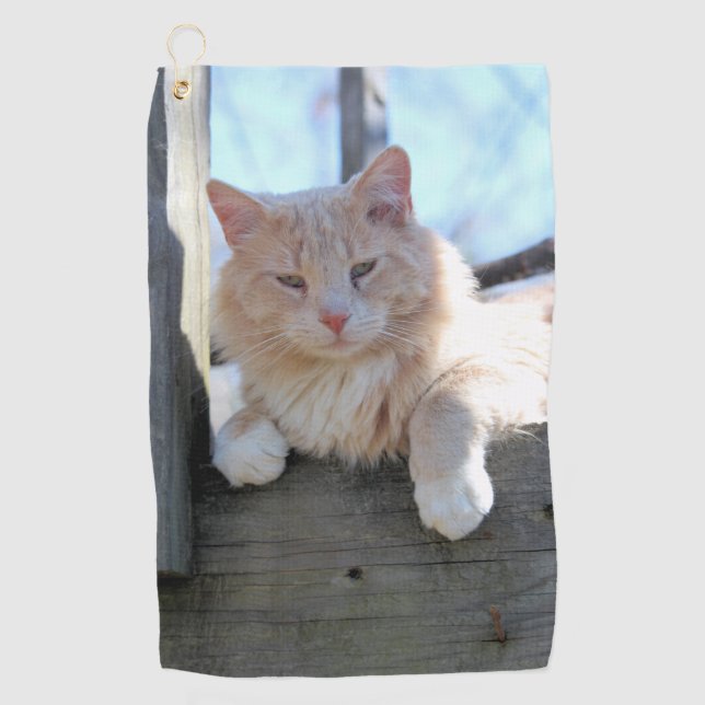 Cat Golf Towel (Front)