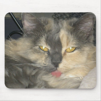 Cat got your tongue mouse pad
