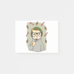 Cat Gourmet Sushi Lover Design Post-it Notes