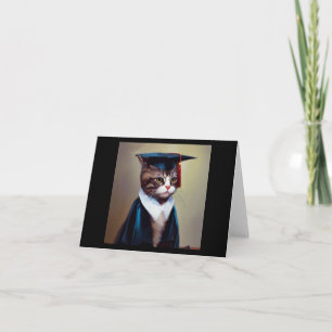 Cat Graduate Card