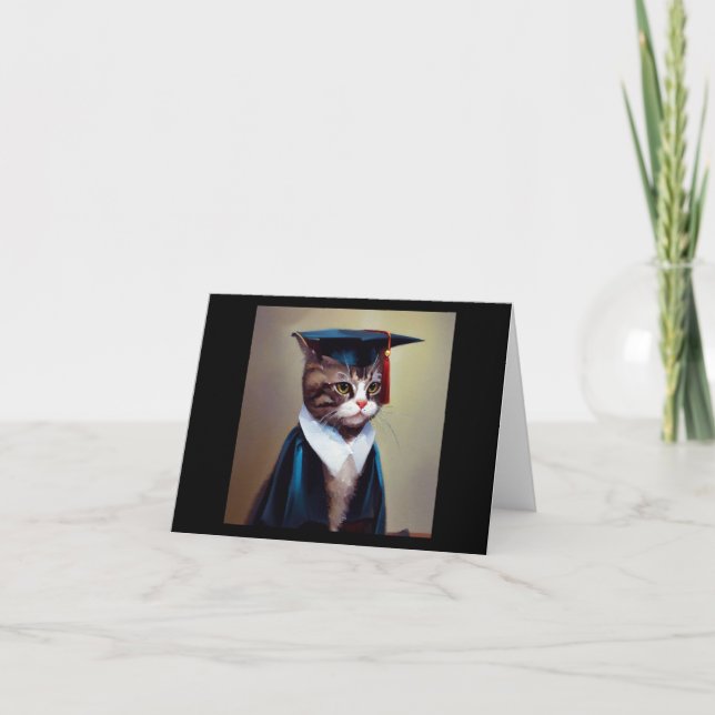 Cat Graduate Card (Front)