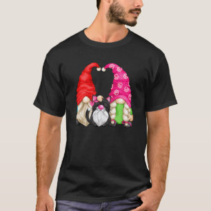 Cat Grandma And Grandpa Gnome For Black Cat T-Shirt