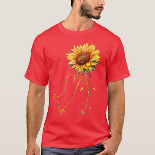 Cat Graphic , Cat Sunflower , Cat Sunshine, Cat Lo T-Shirt