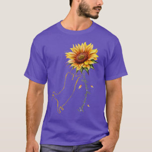 Cat Graphic , Cat Sunflower Shirt, Cat Sunshine, C T-Shirt