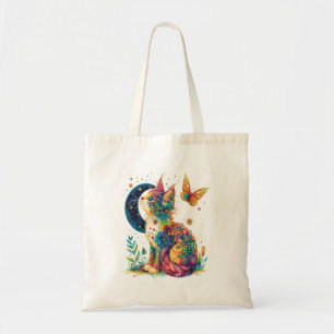 Cat Graphic With Cute Kitty Animal Face For Pet Lo Tote Bag