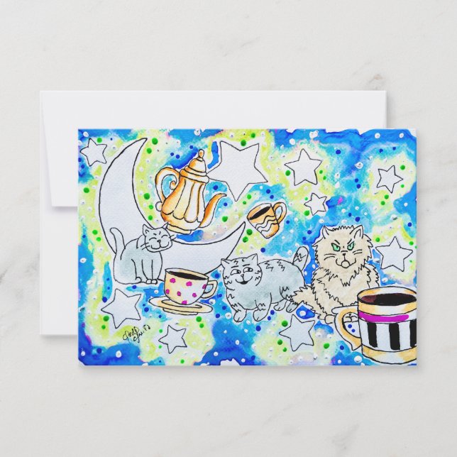 Cat Greeting Card (Front)
