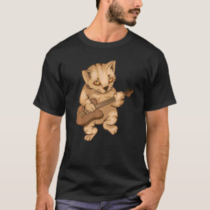 Cat Guitar  Meow Collection For Music T-Shirt