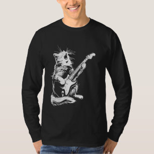 Cat Guitarist Guitar - Birman Dad Mum T-Shirt