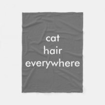 Cat Hair Everywhere blanket