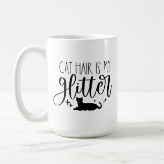 Cat Hair is My Glitter Coffee Mug