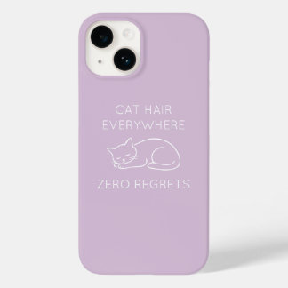 Cat hair zero regrets Case-Mate iPhone 14 case