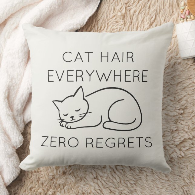 Cat hair zero regrets cushion (Blanket)