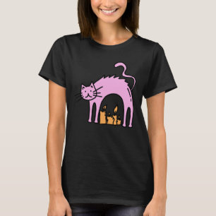 Cat Halloween Candle T-Shirt