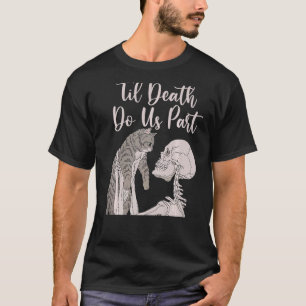 Cat  Halloween Costume Cat Skeleton Skull Womens T-Shirt