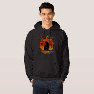 CAT HALLOWEEN COSTUME PUMPKIN CATS LOVER FALL SEAS HOODIE