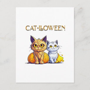 Cat Halloween Enclosure Card