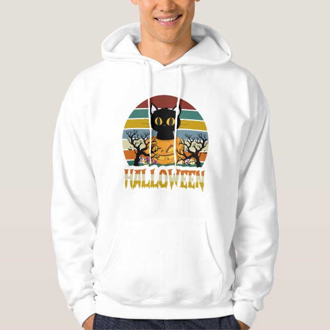 Cat Halloween     Hoodie (Front)