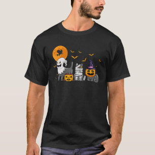 Cat Halloween Mummy Kitten Women Men Halloween Cat T-Shirt