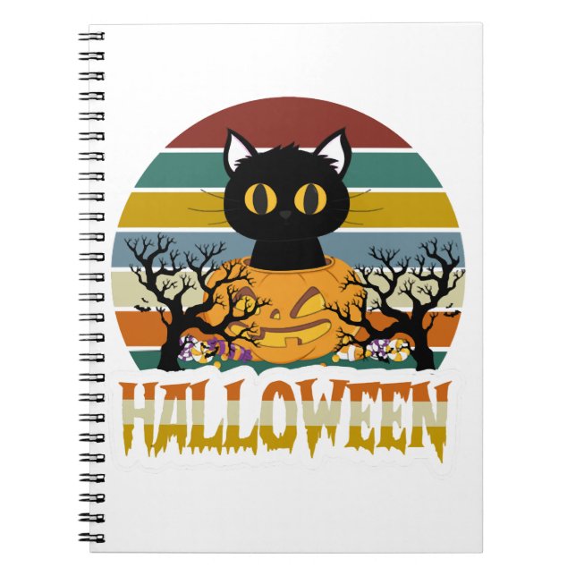 Cat Halloween     Notebook (Front)