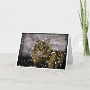 Cat Halloween or any-occasion greeting card