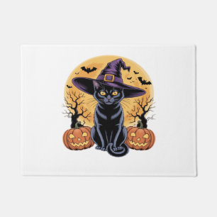 Cat Halloween Pumpkin Essential T-Shirt Doormat