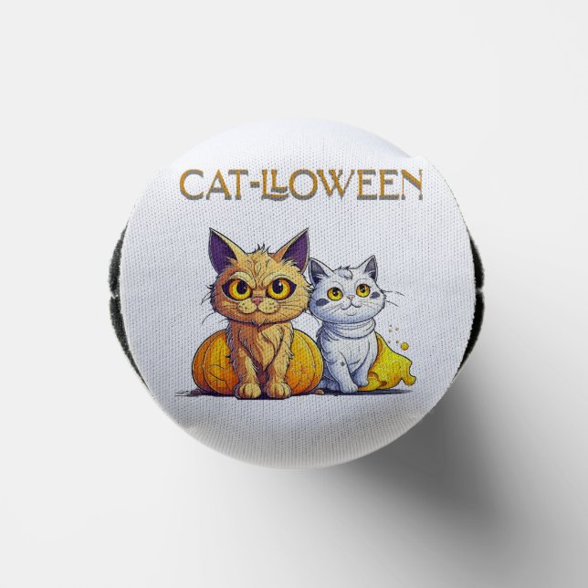 Cat Halloween  Seltzer Can Cooler (Bottom)