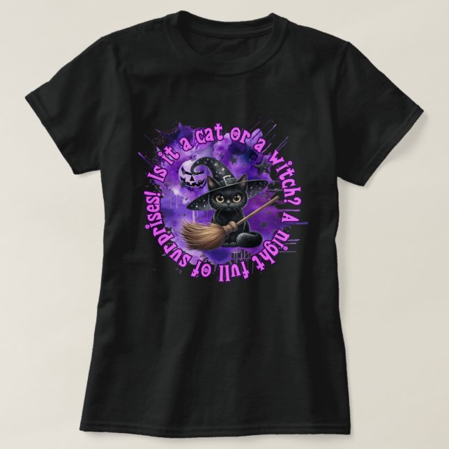  Cat Halloween Shirt  (Design Front)