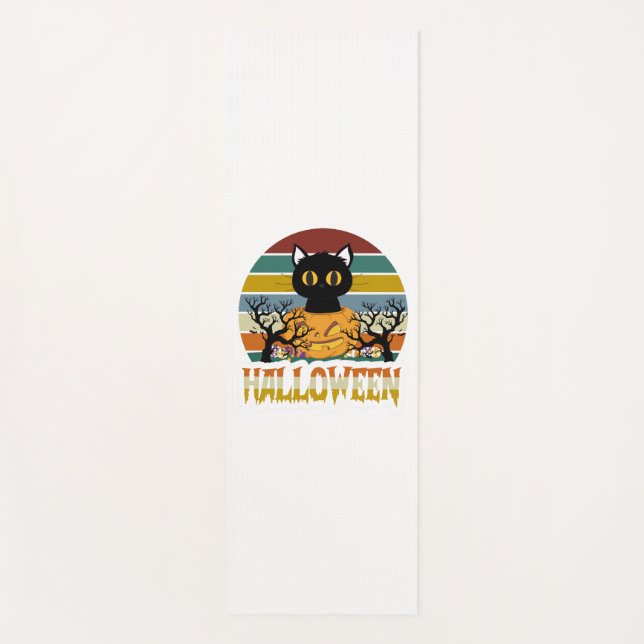 Cat Halloween     Yoga Mat (Front)