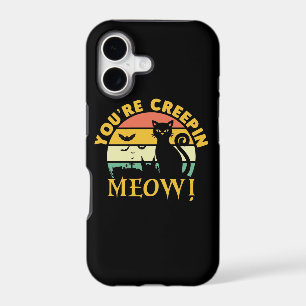 Cat Halloween You Are Creepin Meow
