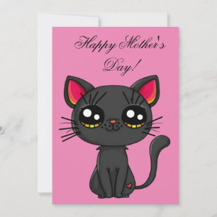 Cat Happy Mother's Day  Invitation