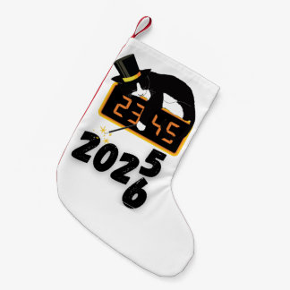 Cat happy new years socks