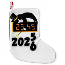 Cat happy new years socks