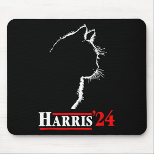 Cat Harris 24 Shirt Vote Kamala Harris For Preside Mouse Pad