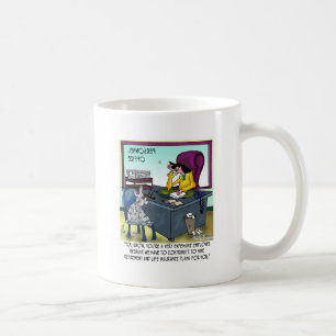Cat Has 9 Life Insurance Plans Coffee Mug