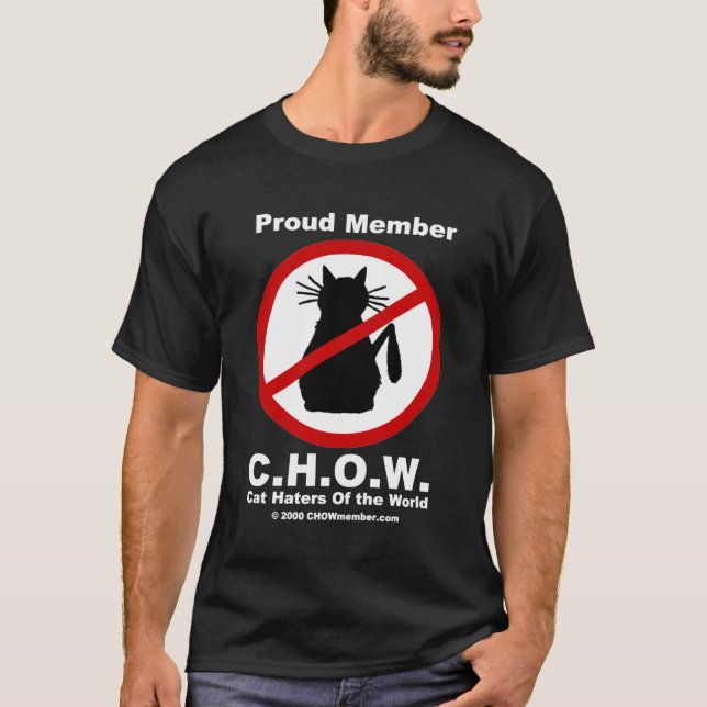 Cat Haters C.H.O.W. Logo T-shirt (Front)