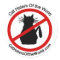 Cat Haters of the World Stickers