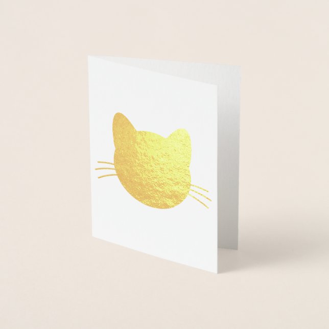 Cat head Foil Card (Front)
