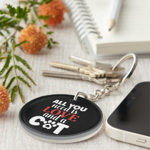 Cat Health Issues Key Ring