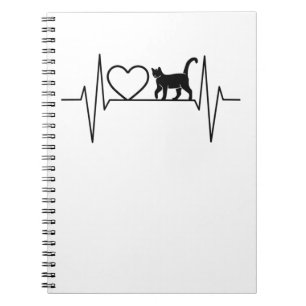 Cat Heartbeat Notebook