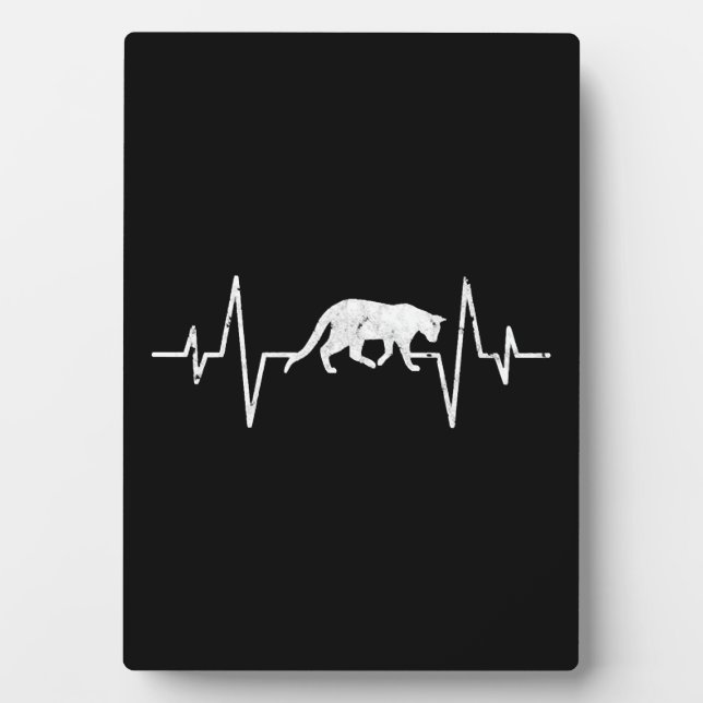 cat heartbeat plaque (Front)