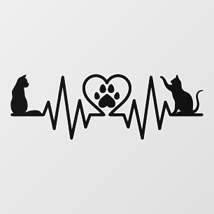 Cat Heartbeat with Another Cat