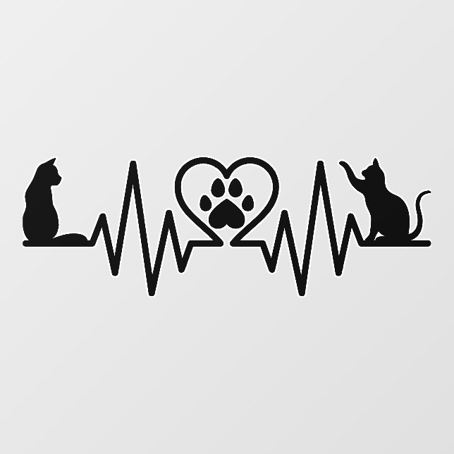 Cat Heartbeat with Another Cat  (Sheet)