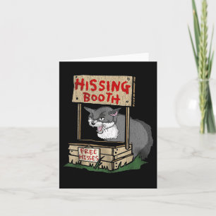 Cat Hissing Booth Free Hisses  Card
