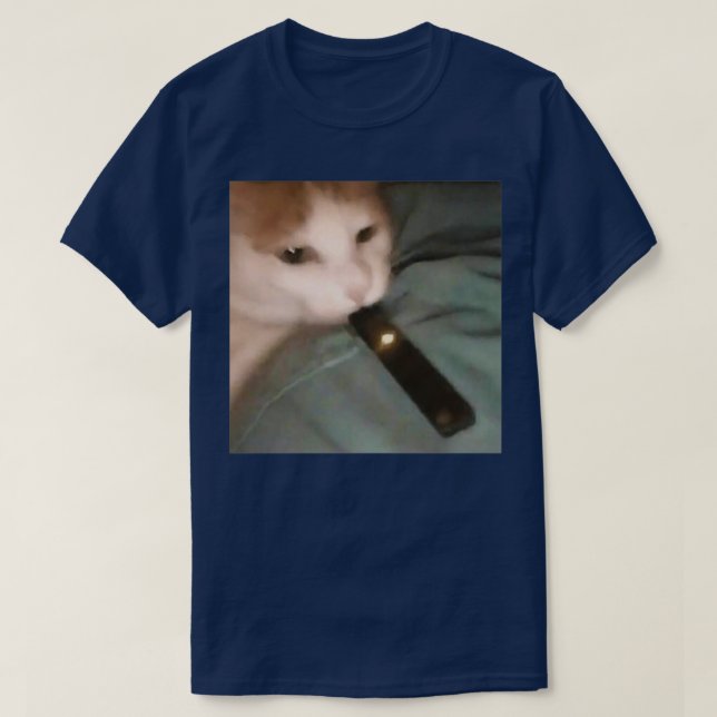 cat hitting a fat vape  T-Shirt (Design Front)