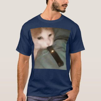 cat hitting a fat vape  T-Shirt