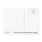 Cat hobo sign, kind lady lives here postcard