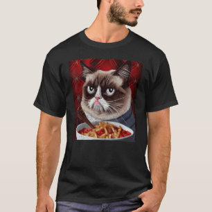 Cat Hockey Mac And Cheese T-Shirt
