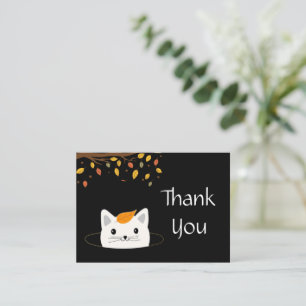 Cat Hole Thank You Card