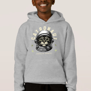 Cat Hoodie Funny Cat Astronaut